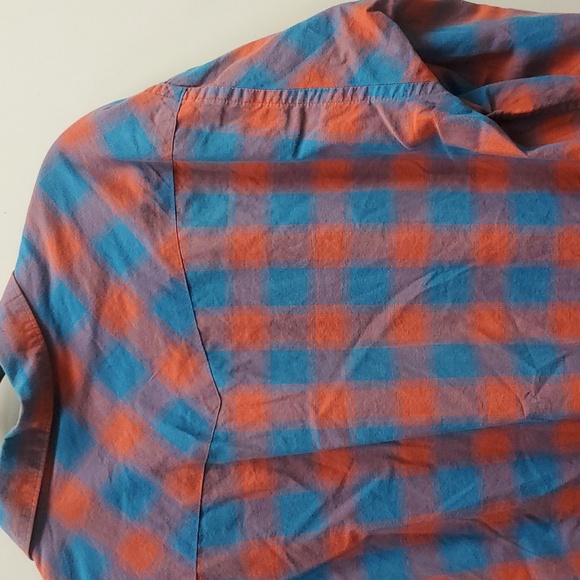 RCVA snap button vintage plaid shirt button down casual XL - Picture 13 of 17
